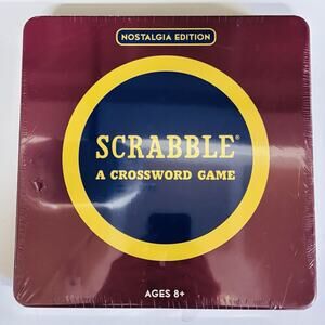 Scrabble Boardgame Nostalgia Edition in Collectible New. Sealed. Complete.